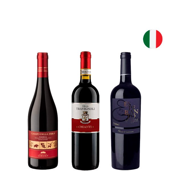 Combo Vinhos Villa Travignoli, Campo Della Fiera e Esperanto