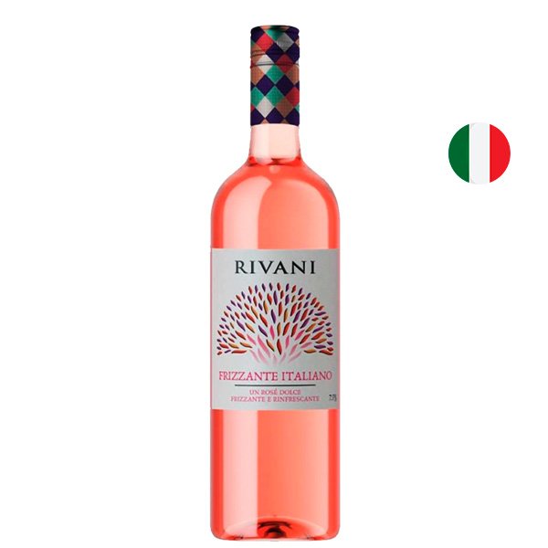01 vinho frisante italiano rivani rose frizzante