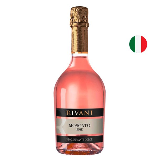 01 espumante italiano rivani moscato rose