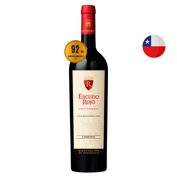 02 vinho tinto chileno escudo rojo carmenere
