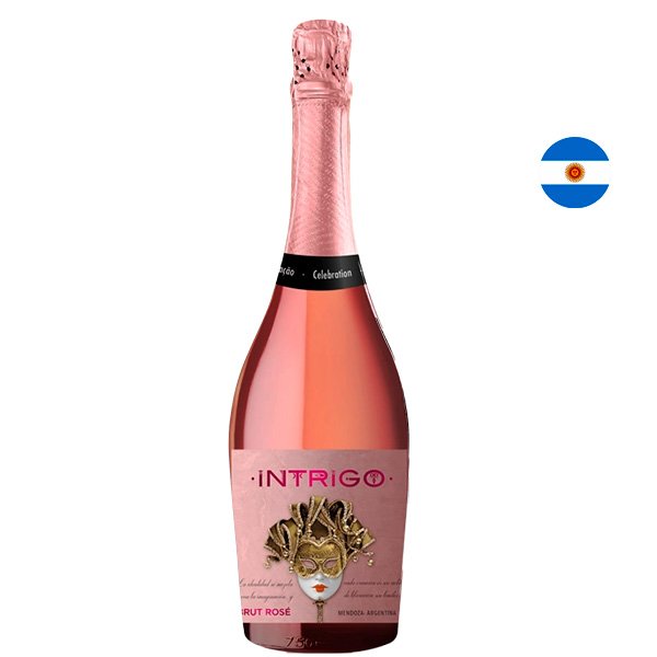 01 espumante argentino intrigo brut rose