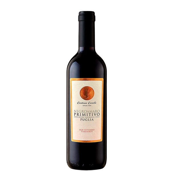 02 vinho tinto italiano contessa carola negroamaro primitivo puglia igt