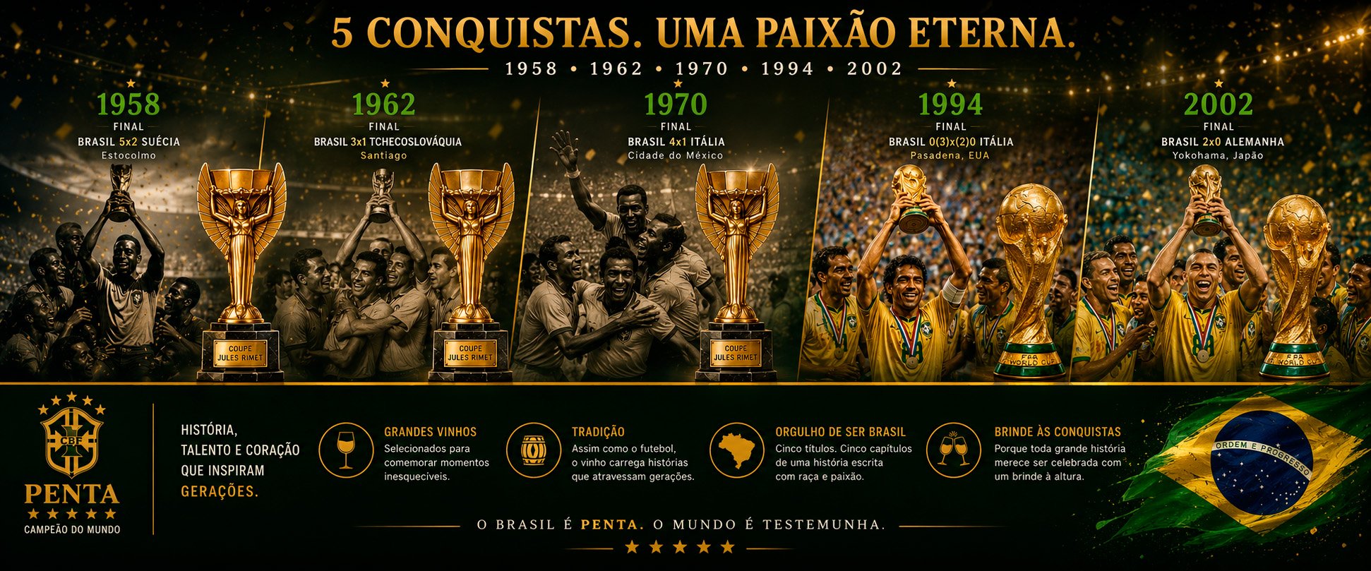 banner copa penta brasil